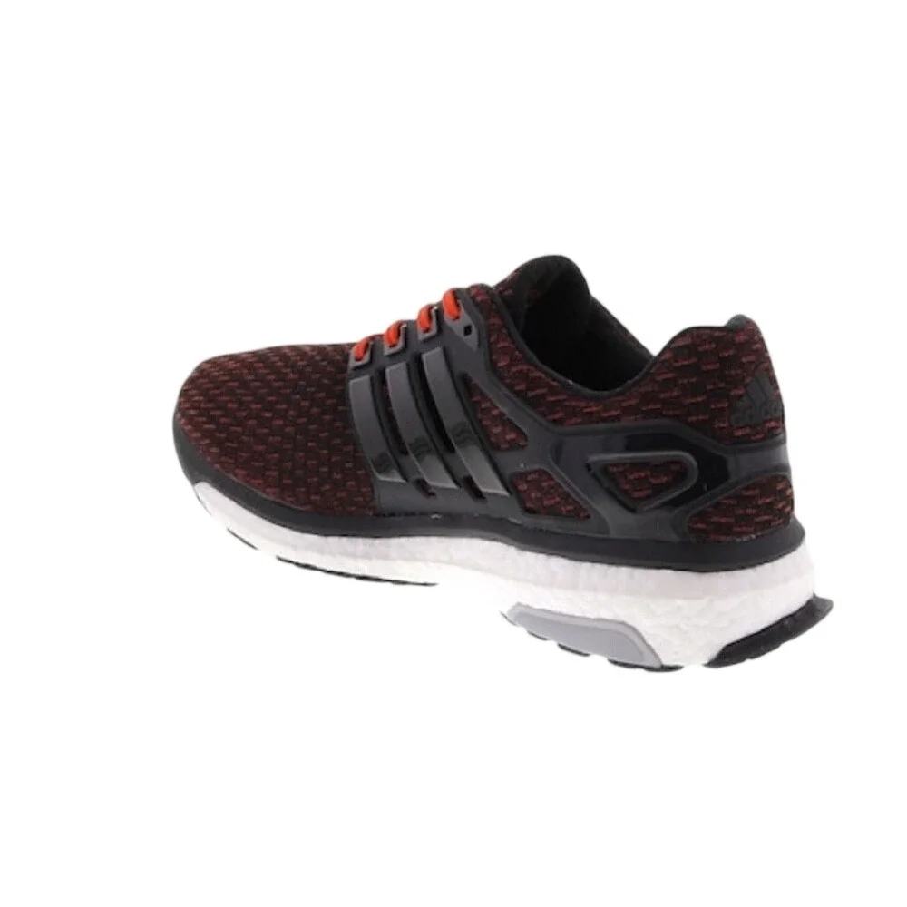 Adidas Energy Boost 2 Mens Running Shoes Black Burgundy Orange M18817 Size 10.5‎